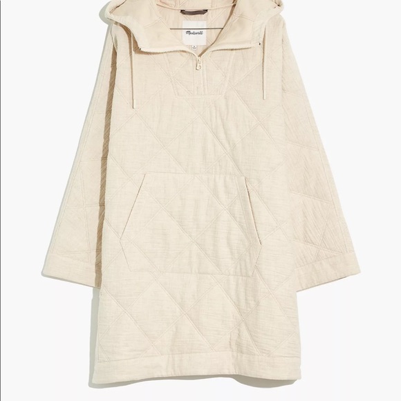 Madewell Quilted Popover Hoodie Jacket - Picture 6 of 7